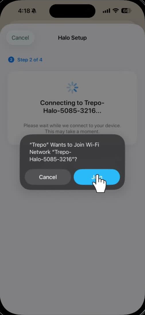 The Join button